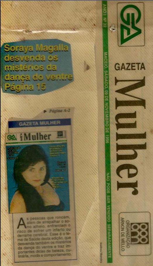 Gazeta Mulher — Soraya Magalla desvenda os mistérios da dança do ventre