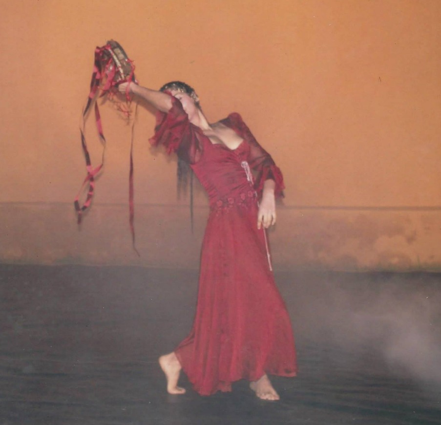 Expressão com pandeiro — Dança Flamenco